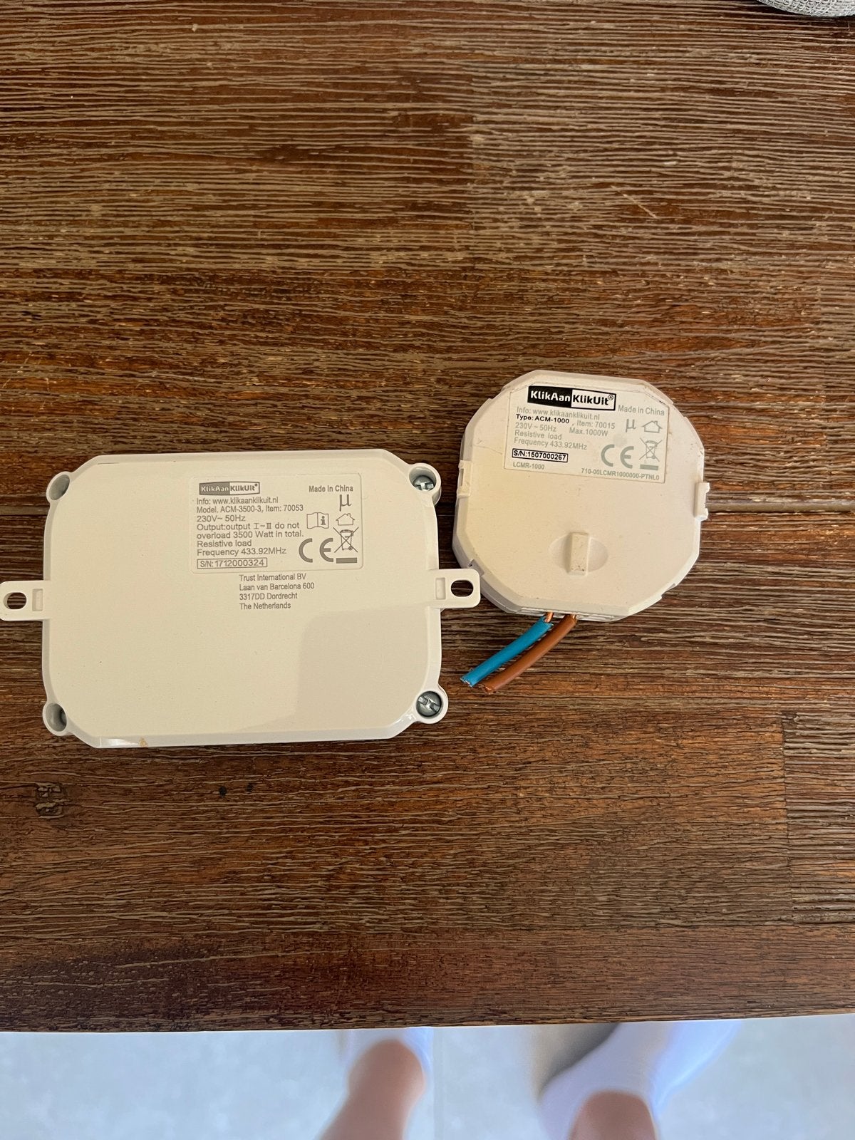 KlikAanKlikUit ACM-3500-3 en ACM-1000 inbouwschakelaars, Ophalen, Gebruikt, Overige merken, Schakelaar