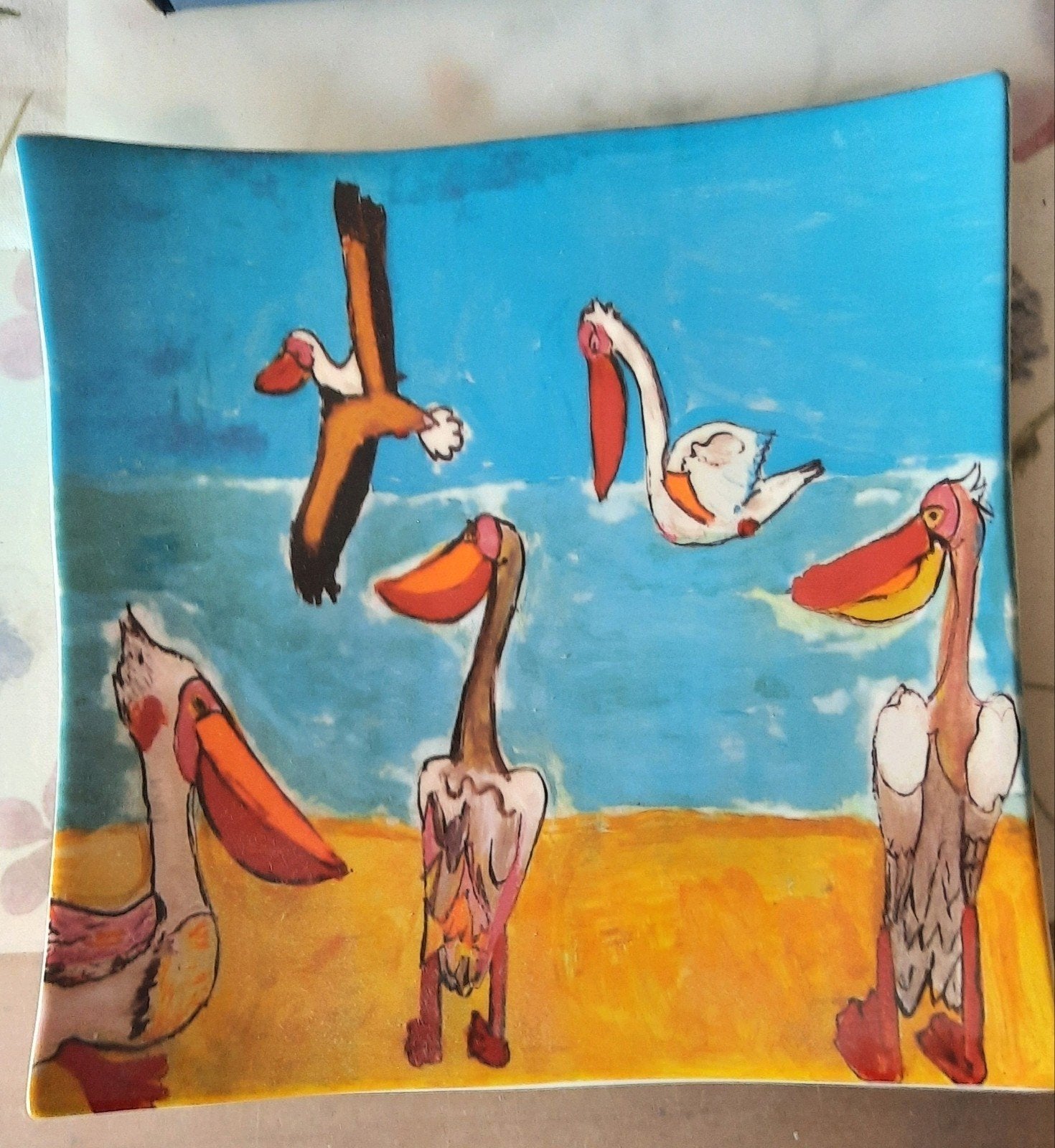 Sanquin, wandbord, 28 cm, 28 cm, Meerkleurig, Nieuw