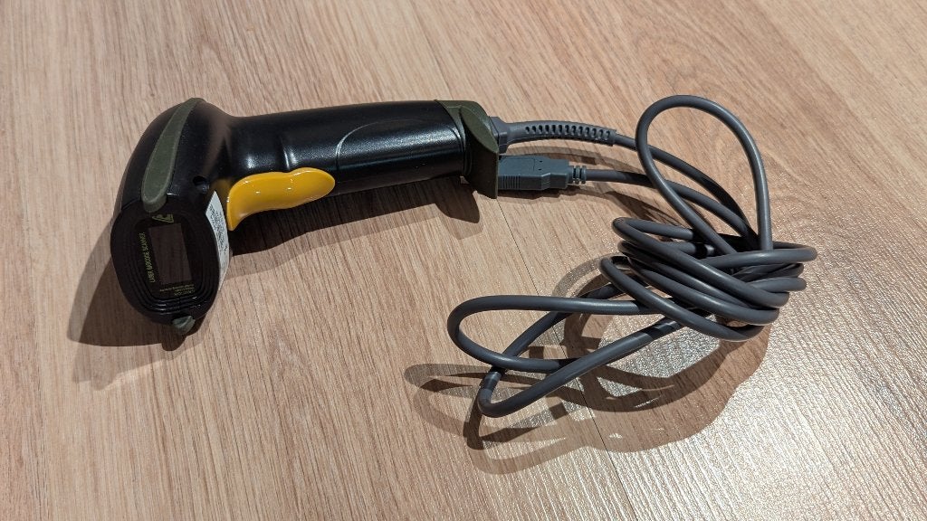 Symcode MJ-4209 USB barcode scanner, Computers en Software, Ophalen of Verzenden, Gebruikt, Barcodescanner
