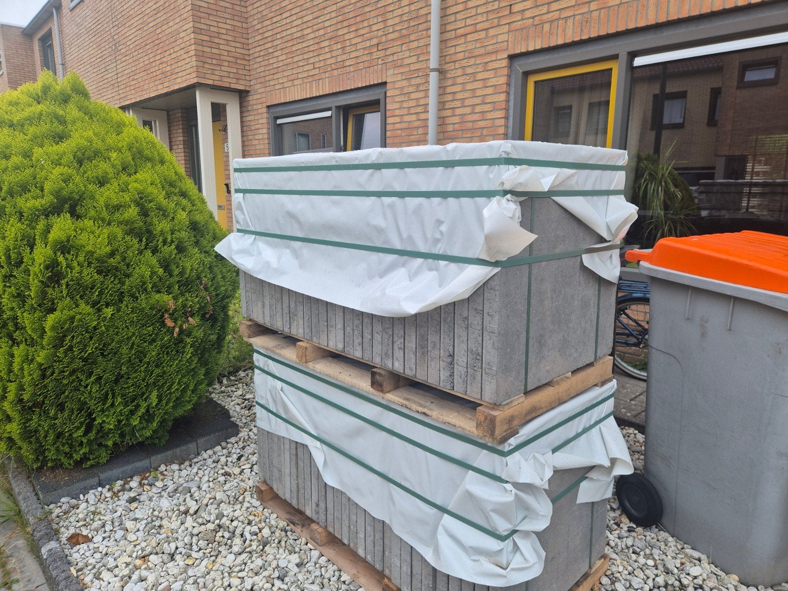 60x60 Terrastegels, Tuin en Terras, Ophalen, Nieuw
