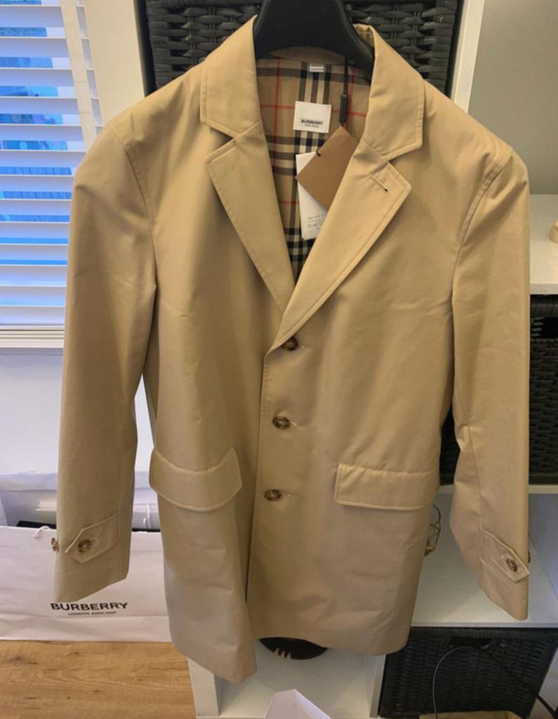 Burberry Trenchcoat (M), Kleding | Heren, Ophalen of Verzenden, Nieuw, Maat 48/50 (M), Beige