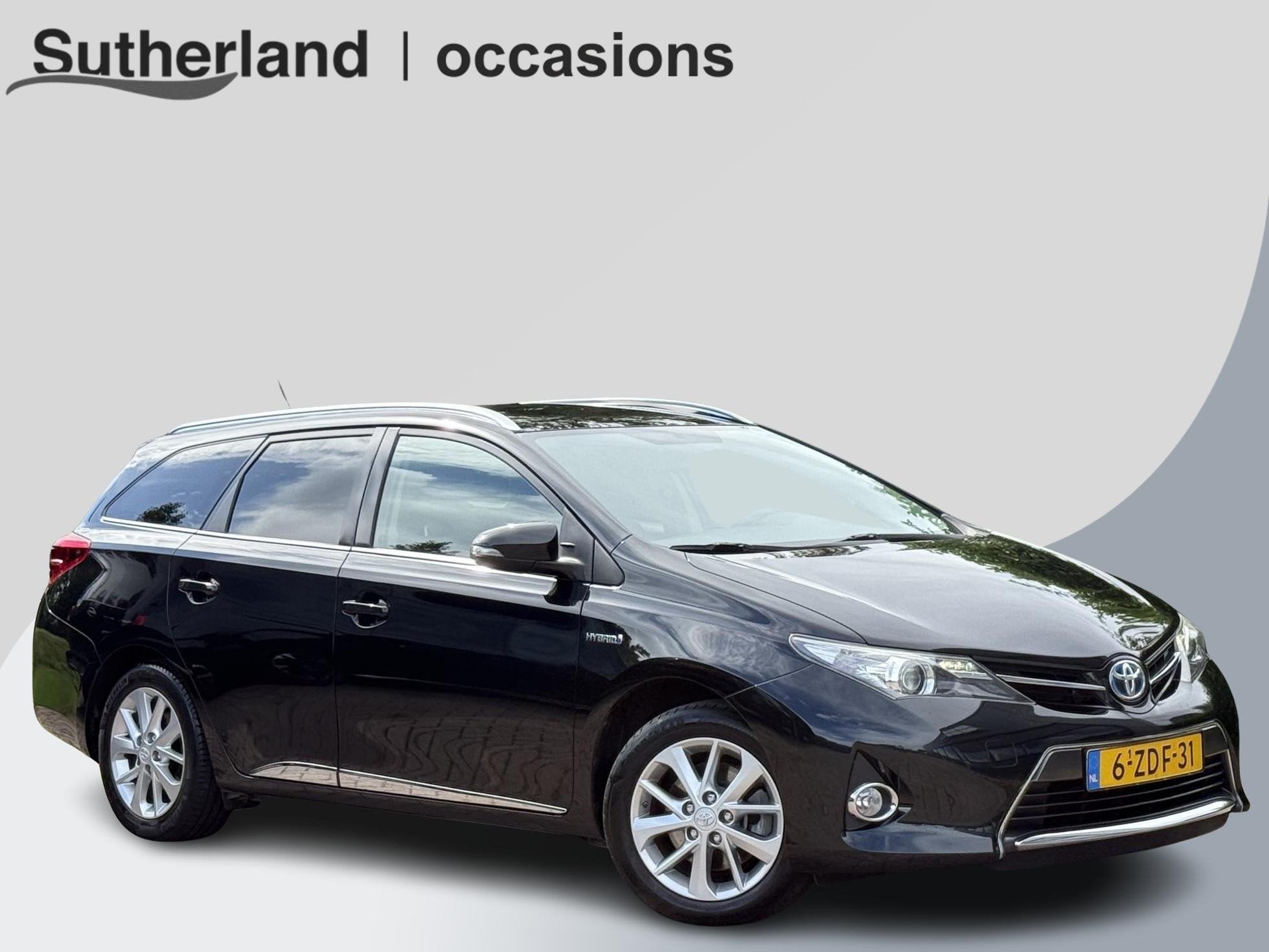 Toyota Auris Touring Sports 1.8 Hybrid Lease 136PK | Climate, Auto's, Gebruikt, Euro 6, Zwart, Origineel Nederlands