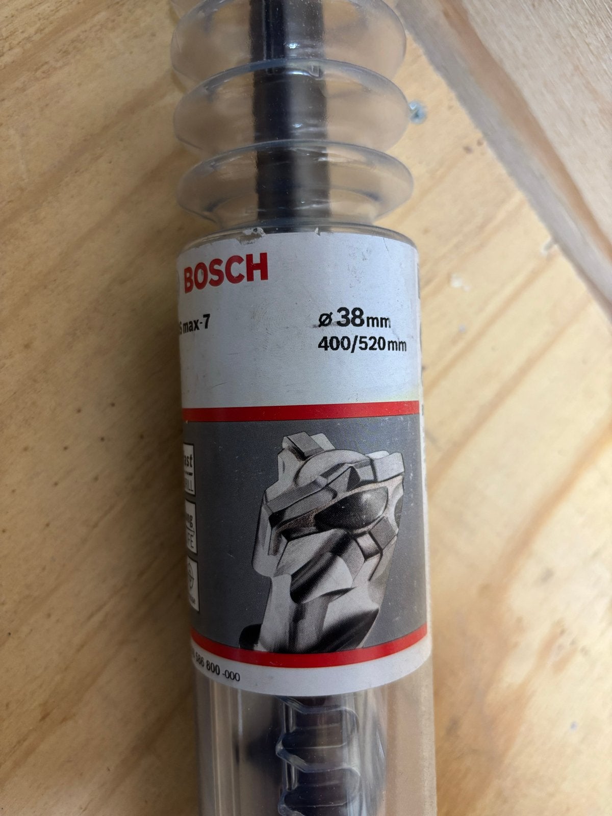 Bosch SDS max-7 Boor 38mm x 400/520mm, Doe-het-zelf en Verbouw, Gereedschap | Boormachines, Ophalen of Verzenden, Nieuw, Overige typen