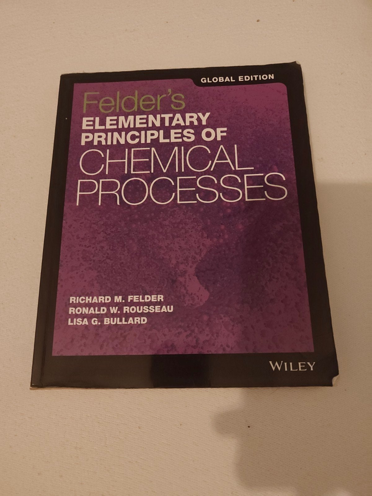 Felder's Elementary Principles of Chemical Processes, Richard M. Felder, Ronald W. Rousseau, Lisa G. Bullard, Ophalen of Verzenden