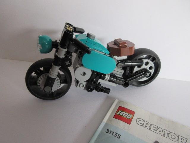 31135 Motorfiets, Vintage motorcycle., Ophalen of Verzenden, Zo goed als nieuw, Complete set, Lego