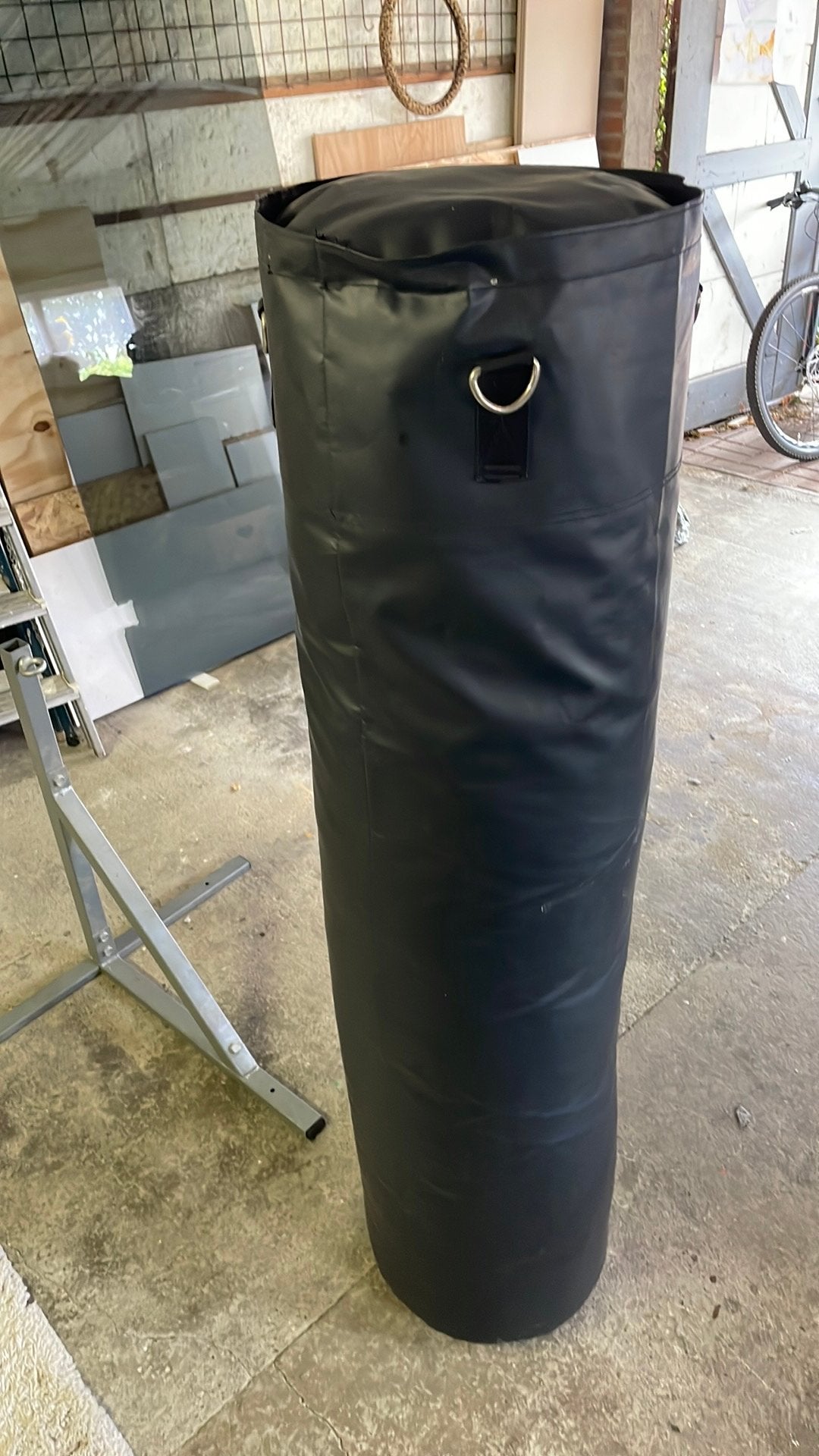 Bokszak 150cm met muurbeugel, Ophalen, Gebruikt