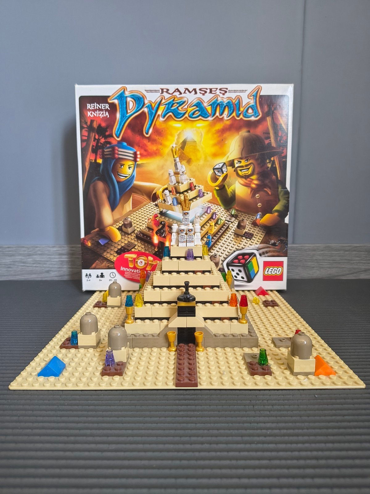 Lego Ramses Pyramid bordspel - Compleet en in goede staat, Inclusief instructies, Gebruikt, Overige thema's, Lego