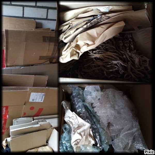 ♻️ Gratis ophalen kartonnen dozen plastic papier, Doe-het-zelf en Verbouw, Ophalen, Doos, Opvouwbaar, 50 tot 75 cm