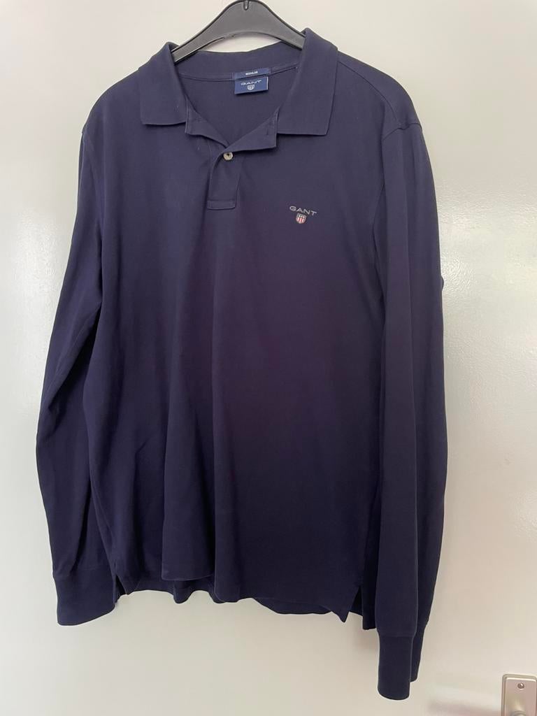 Gant polo longsleeve maat M nieuwstaat, Ophalen of Verzenden, Zo goed als nieuw, Maat 48/50 (M)