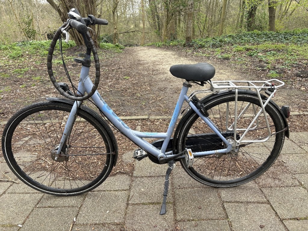 damesfiets 28inch axa slot+ringslot, 3 gears A'dam Oost, Ophalen, Versnellingen, Giant, Trommelrem