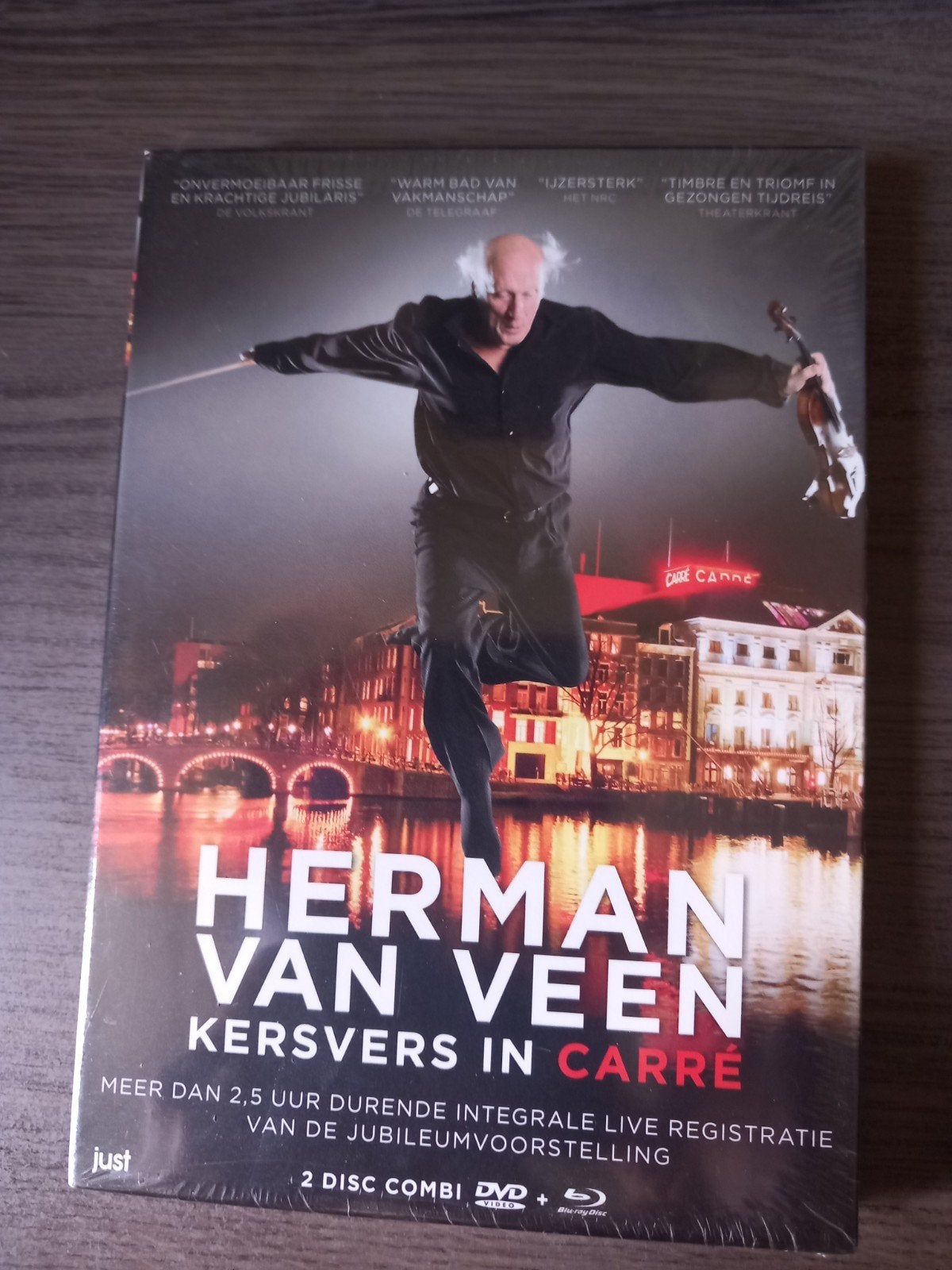 Herman van Veen - Kersvers in Carré (DVD + Blu-ray), Inclusief DVD, Alle leeftijden, Nederlands, Concert
