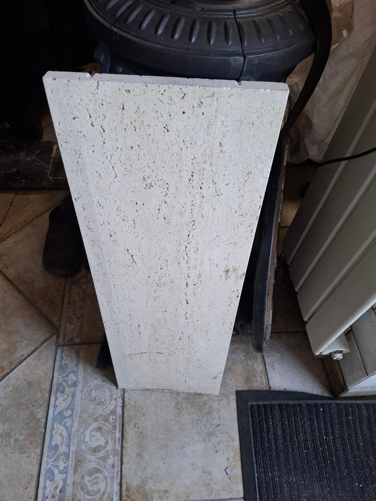 Natuursteen plaat, Doe-het-zelf en Verbouw, Tegels, 60 cm of meer, Overige typen, Ophalen of Verzenden, Zo goed als nieuw