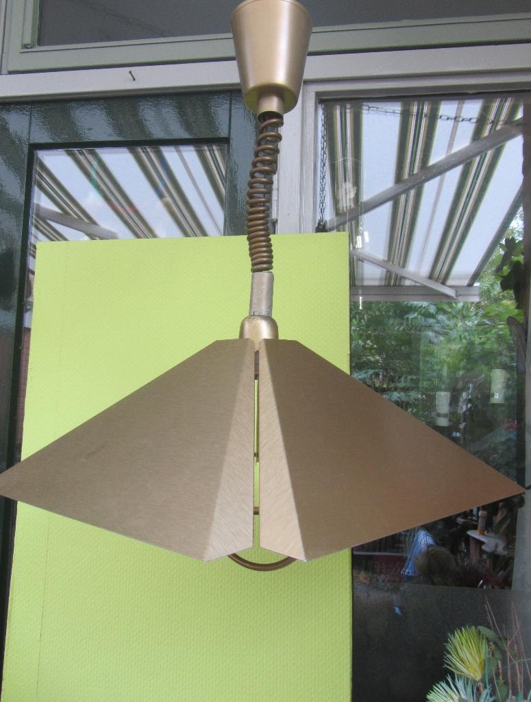 Vintage Dijkstra hanglamp, Huis en Inrichting, Lampen | Hanglampen, Ophalen of Verzenden, Metaal, Minder dan 50 cm