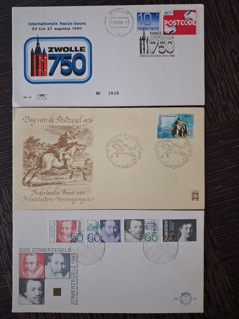 Eerste dag enveloppen, Ophalen of Verzenden, Onbeschreven, Nederland