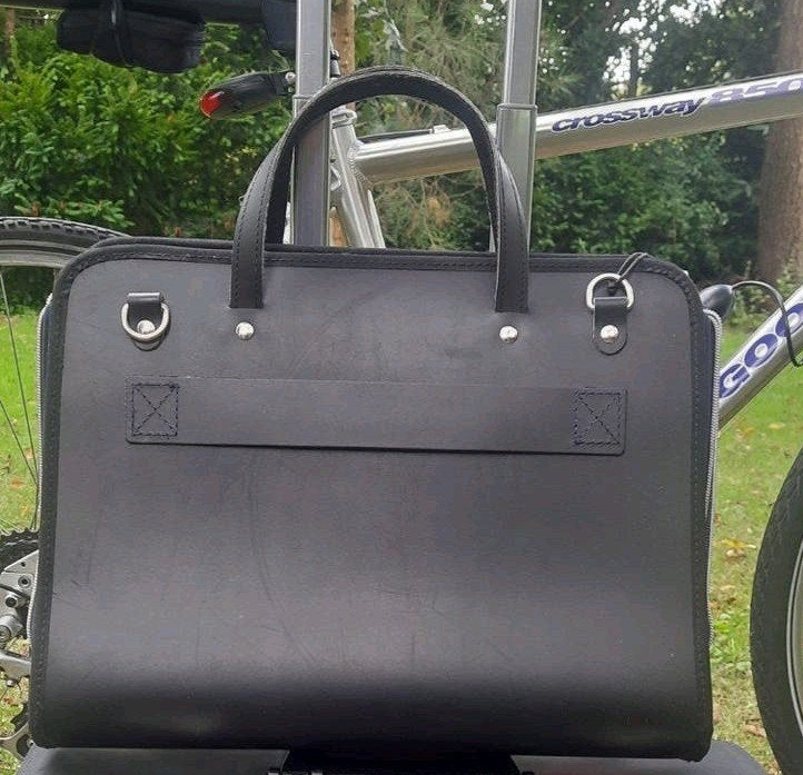 Zwarte Leren Kazmok Aktetas/Attachékoffer, Wieltjes, 40 tot 60 cm, 30 cm of meer, Zwart