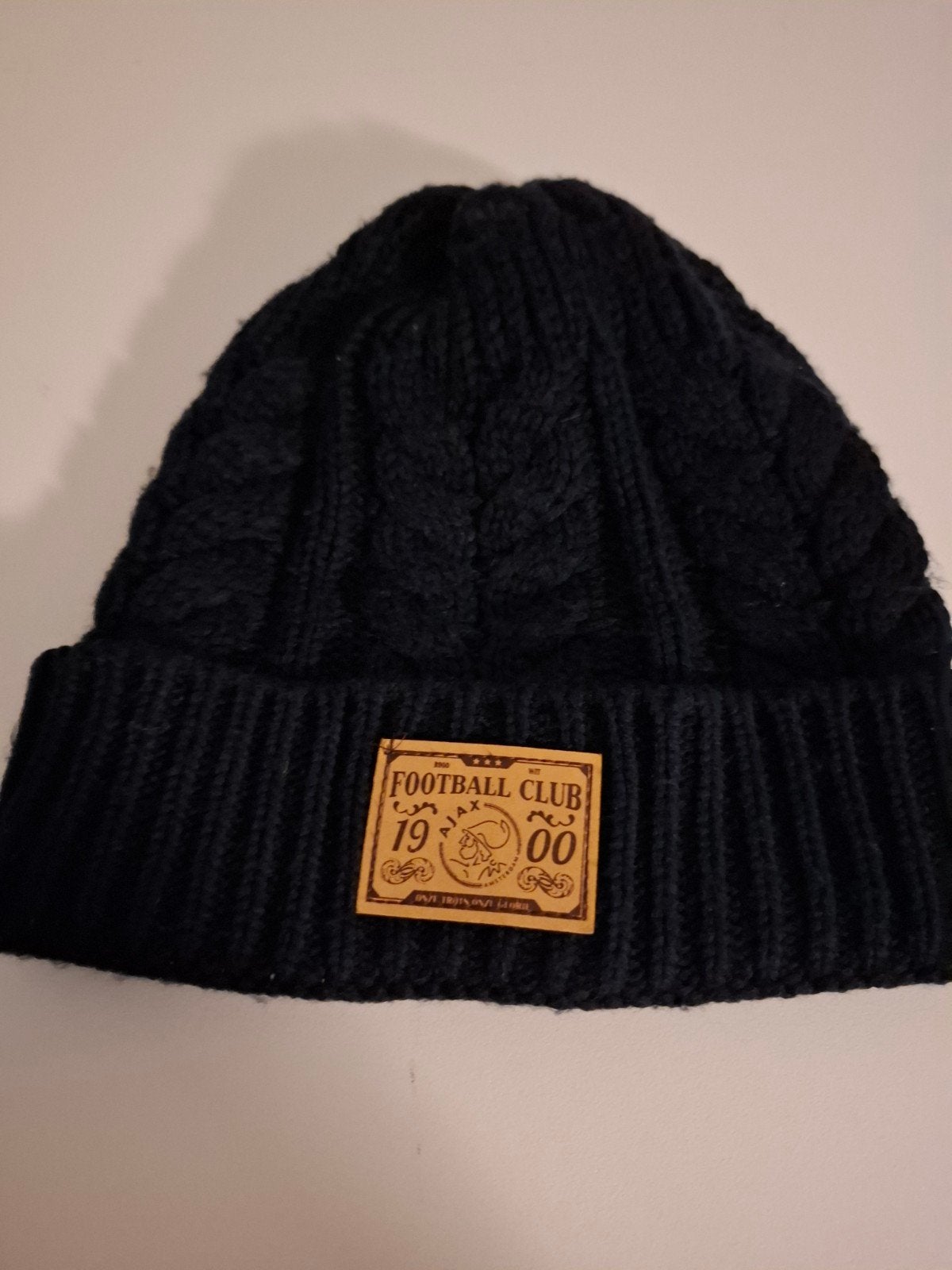Ajax muts blauw - Football Club 1900, Ophalen of Verzenden, Zo goed als nieuw, Muts