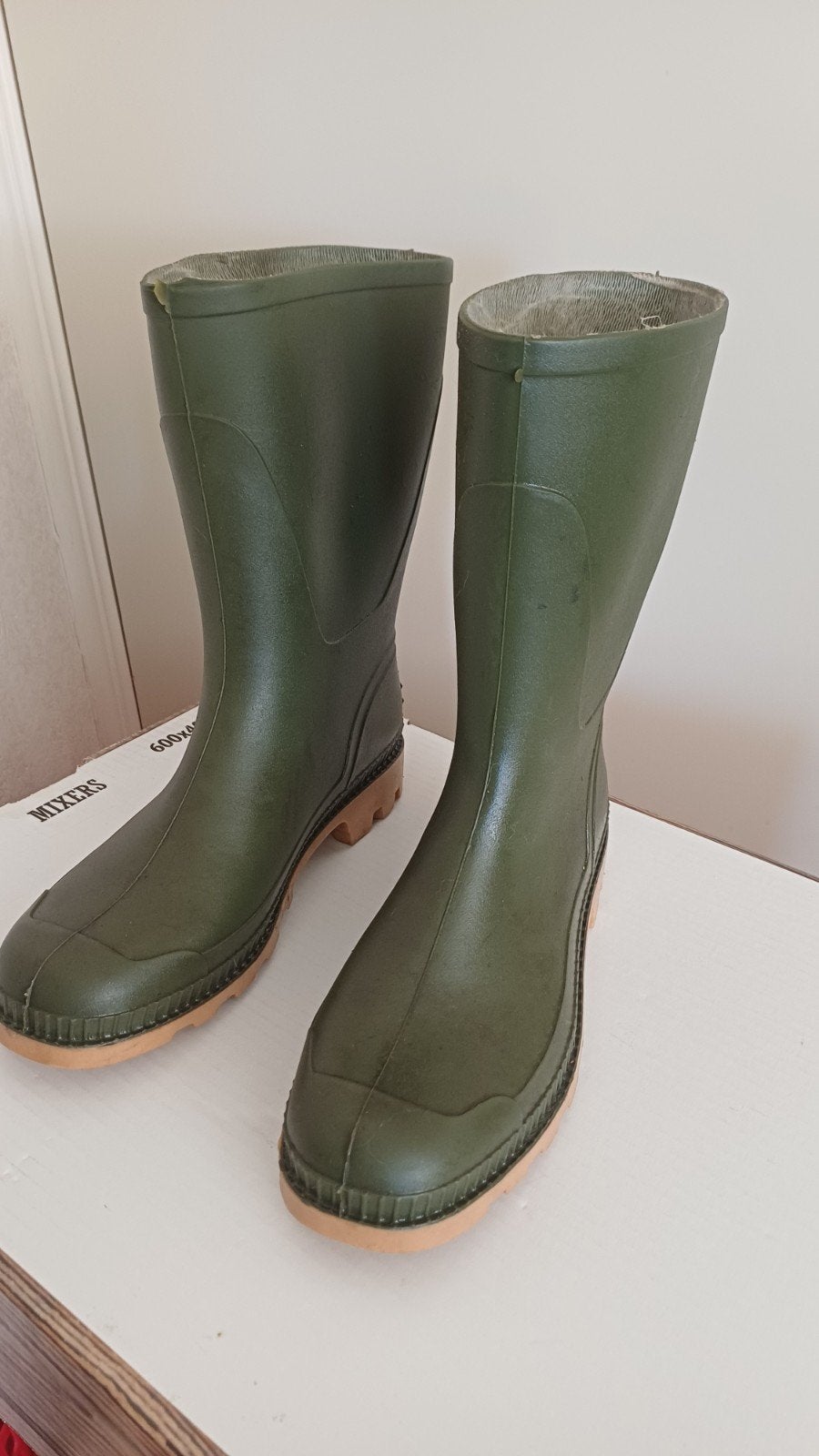 Groene regen laarzen maat 42, Ophalen of Verzenden, Zo goed als nieuw, Laarzen