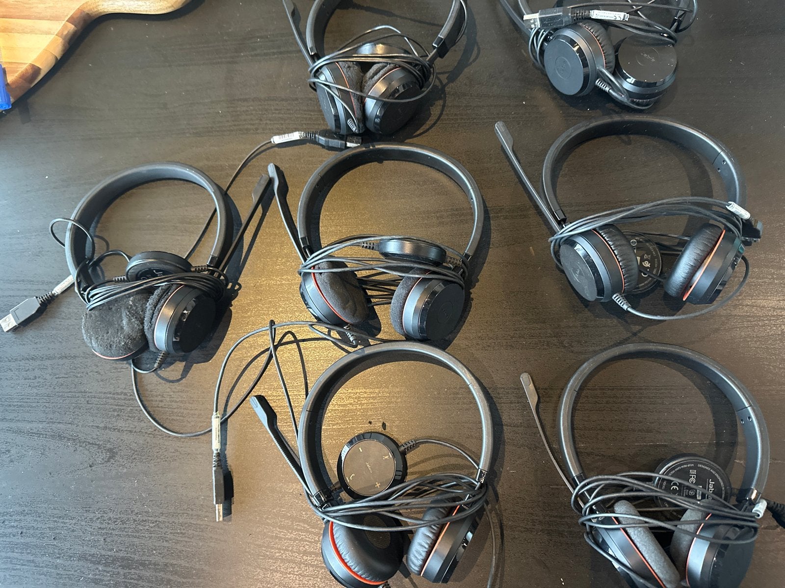 Jabra Evolve 20 MS Stereo USB Headsets (7 stuks), Audio, Tv en Foto, Koptelefoons, Gebruikt, Ophalen of Verzenden, Over-ear, Jabra