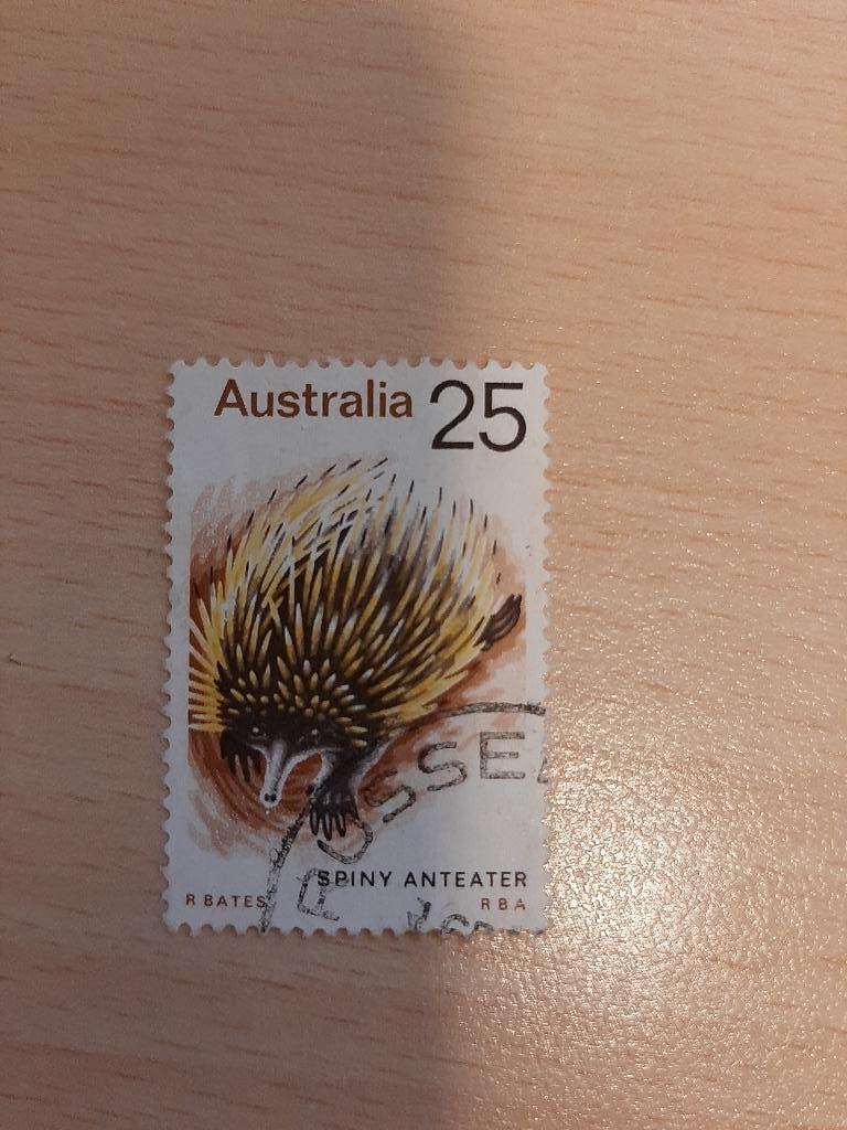 Australie stekelvarken, Verzenden, Gestempeld