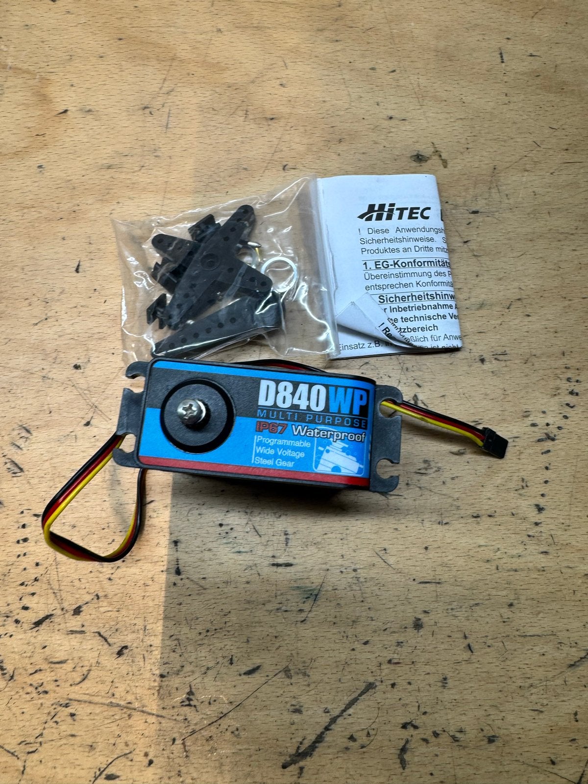 Nieuwe Hitec D840WP Multi Purpose Servo - Waterdicht mcd fg, Overige merken, Nieuw, Ophalen of Verzenden, Groter dan 1:32