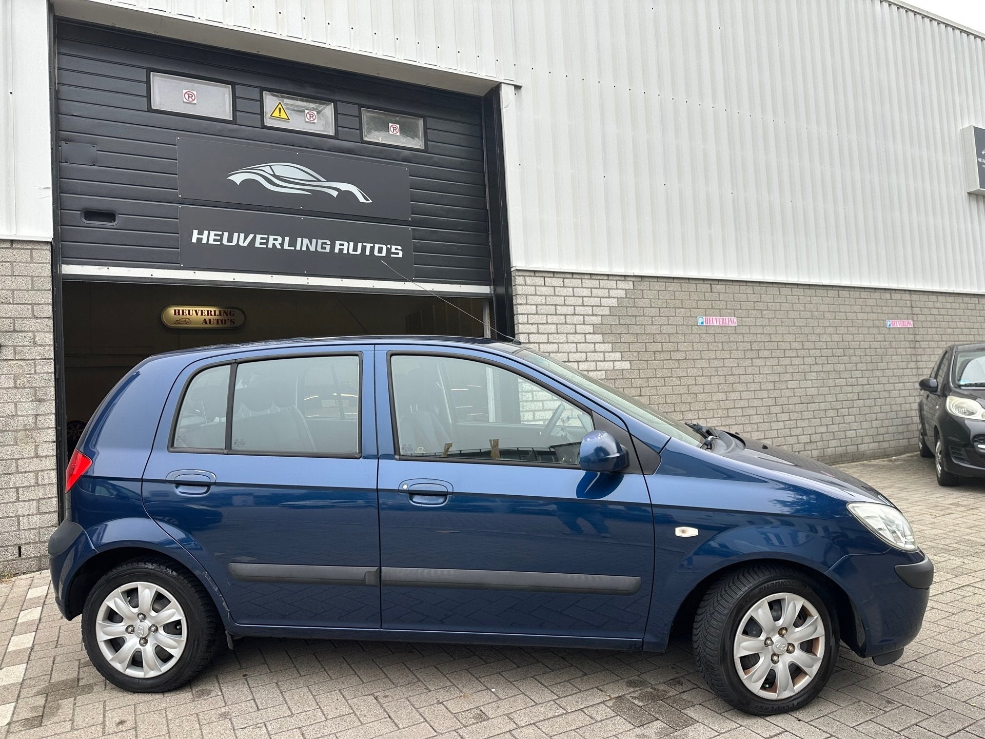 Hyundai Getz 1.4i Active Cool | Airco | Nieuwe APK | Stuurbe, Auto's, Voorwielaandrijving, Dealer onderhouden, Zwart, 4 cilinders