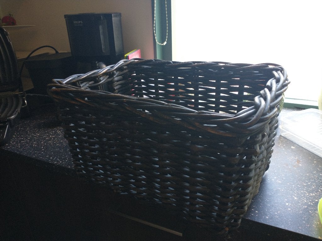 Rieten krat ~30x20cm, Doe-het-zelf en Verbouw, Ophalen, 100 cm of meer, 60 cm of meer, Minder dan 35 cm