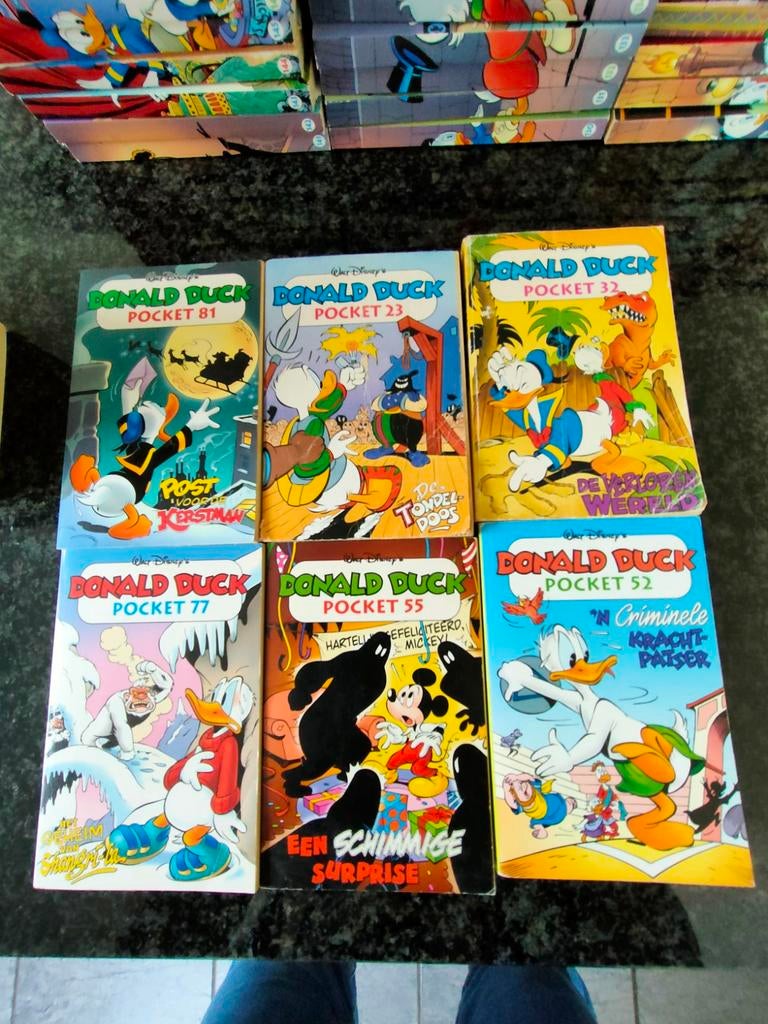 6 Donald Duck pocketboeken - diverse nummers, Ophalen of Verzenden