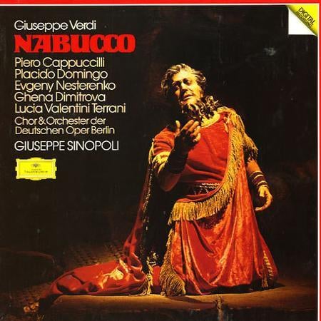 VERDI Nabucco 2 - CD BOX COMPLETE DOMINGO SINOPOLI DG ZGAN, Boxset, Opera of Operette, Ophalen of Verzenden, Zo goed als nieuw