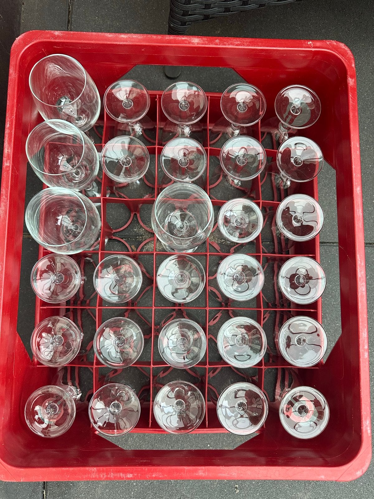 Glazen set: Jupiler, Limonade, Longdrink & Wijnglazen, Ophalen, Gebruikt, Glas, Glas of Glazen