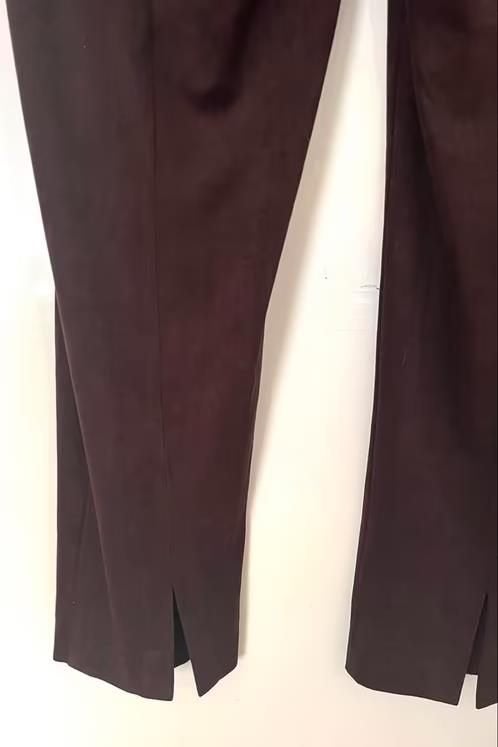 Joseph Ribkoff suèdelook pantalon maat 48[vj], Bruin, Maat 46/48 (XL) of groter, Ophalen of Verzenden, Zo goed als nieuw