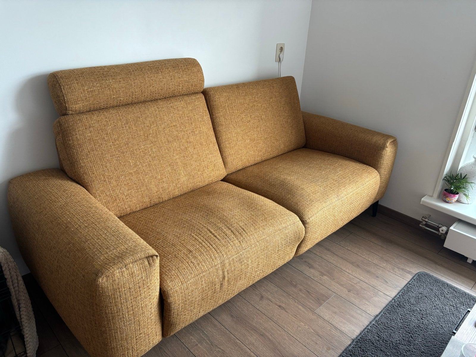 Gratis bank met elektrische relaxfunctie, Ophalen, Gebruikt, 150 tot 200 cm, Tweepersoons
