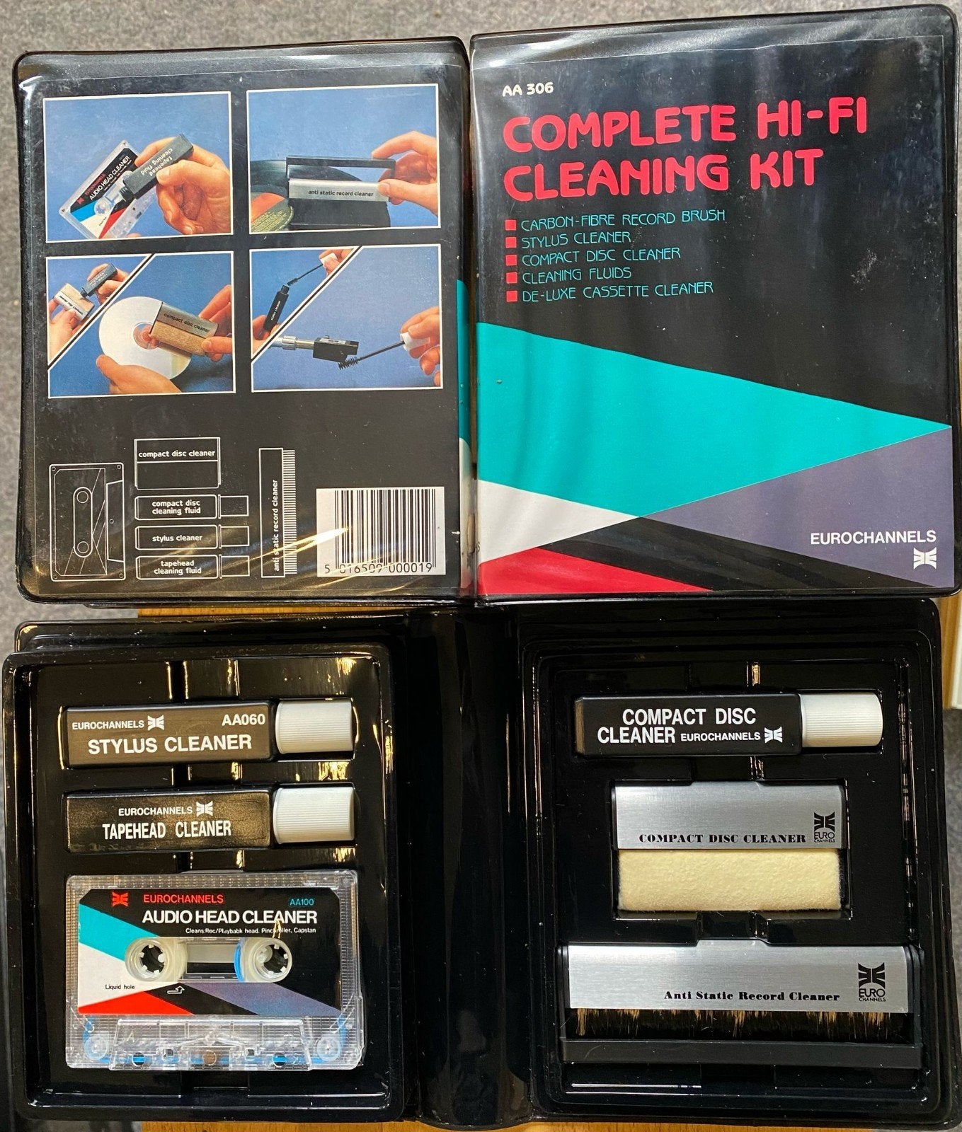 Nieuwe Vintage Hi-Fi Reinigingsset voor CD, Cassette & Vinyl, Ophalen of Verzenden