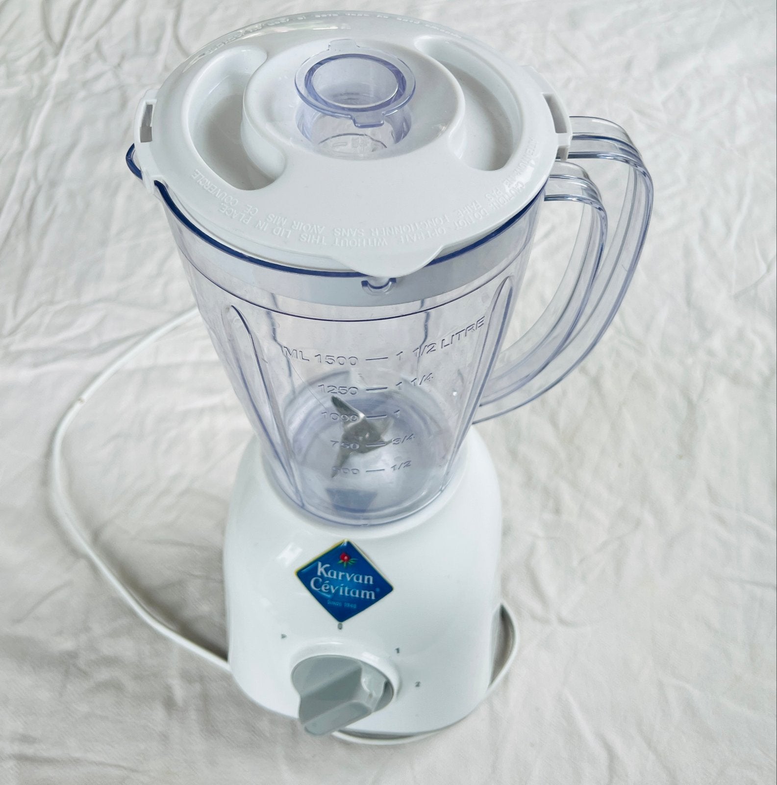 Goed werkende blender 1,5 liter, 400 watt - Karvan Cevitam, Ophalen, Gebruikt, Blender