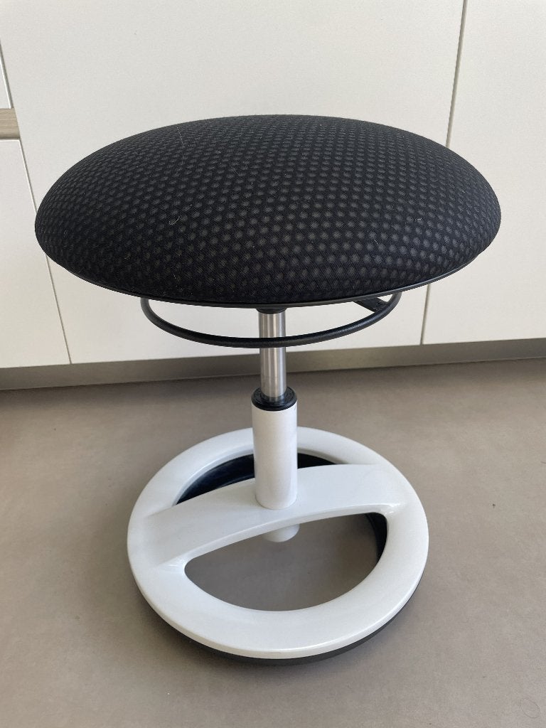 Ergonomische (kinder)kruk van merk Topstar, Ophalen, Zwart, Zo goed als nieuw, Bureaukruk
