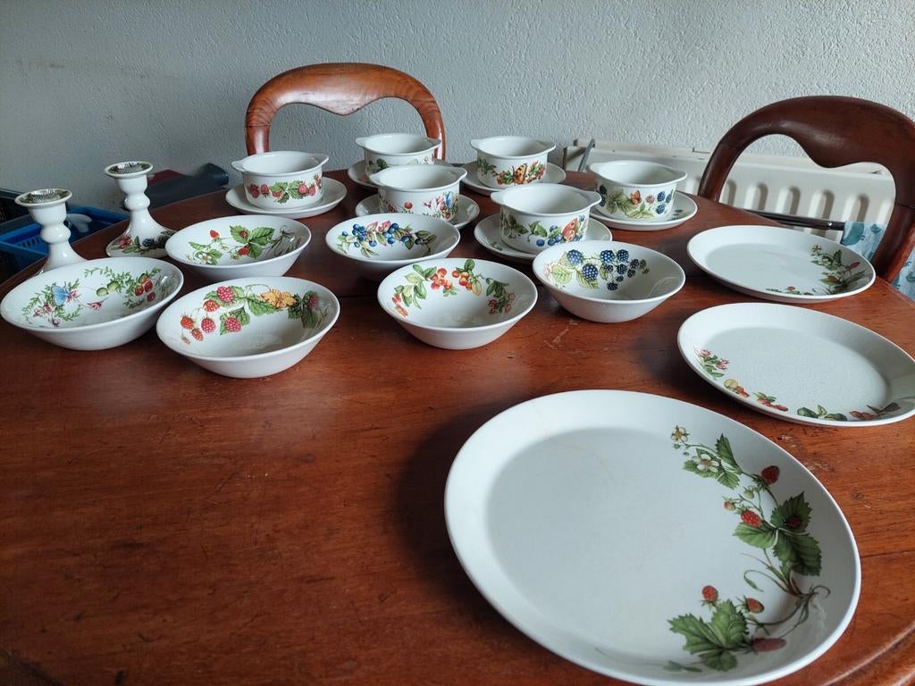 Marjolein Bastin Bosvruchten: Soepkommen, Schalen, Bord, Gebruikt, Keramiek, Ophalen of Verzenden, Kom(men)