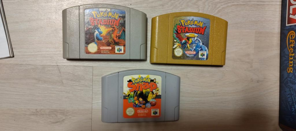 Pokémon Stadium 1 & 2, Pokémon Snap N64 games spellen, Spelcomputers en Games, Games | Nintendo 64, Zo goed als nieuw, Role Playing Game (Rpg)