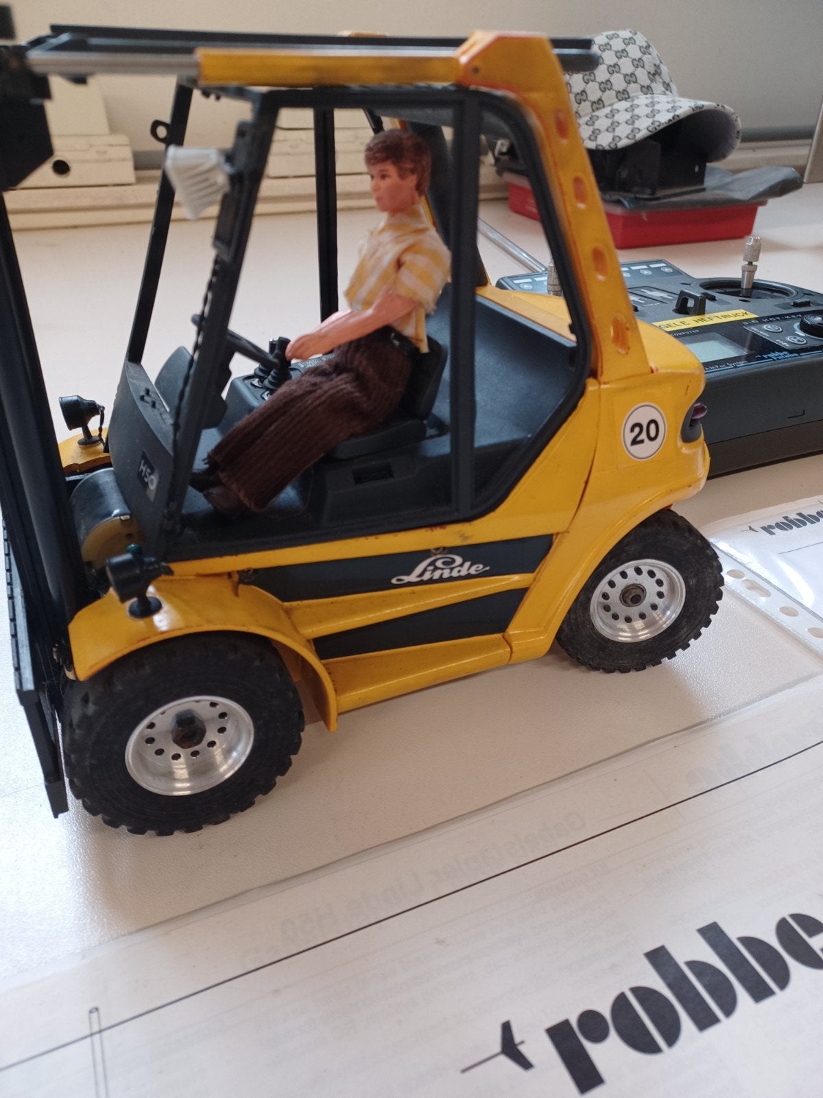 Set nieuwe aluvelgen voor een Robbe Linde heftruck 1/16, Ophalen, Nieuw