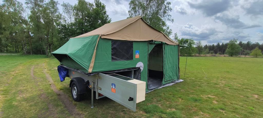 3DOG Traildog, Tenttrailer, IZGS, Zéér Weinig Gebruikt!, Ophalen, 3DOG, Aanwezig, Tot en met 5