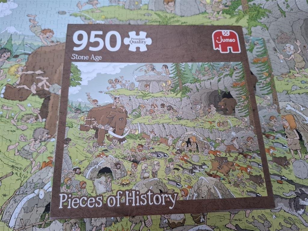 Pieces of History, puzzels, 950 stukjes, Jumbo, Ophalen of Verzenden, 500 t/m 1500 stukjes, Zo goed als nieuw, Legpuzzel