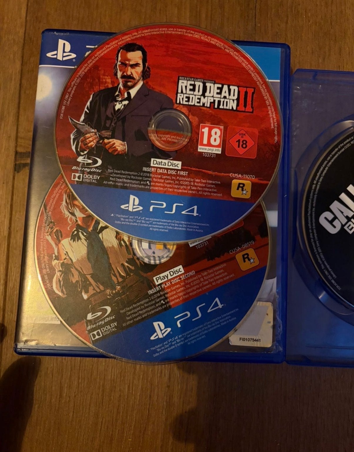 PS4 Games: Red Dead Redemption 2, FIFA 18, Call of Duty, Spelcomputers en Games, Avontuur en Actie, Gebruikt, Vanaf 18 jaar, 1 speler