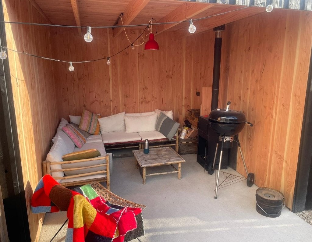 Lounge bank, Ophalen, 5 zitplaatsen, Gebruikt, Rotan