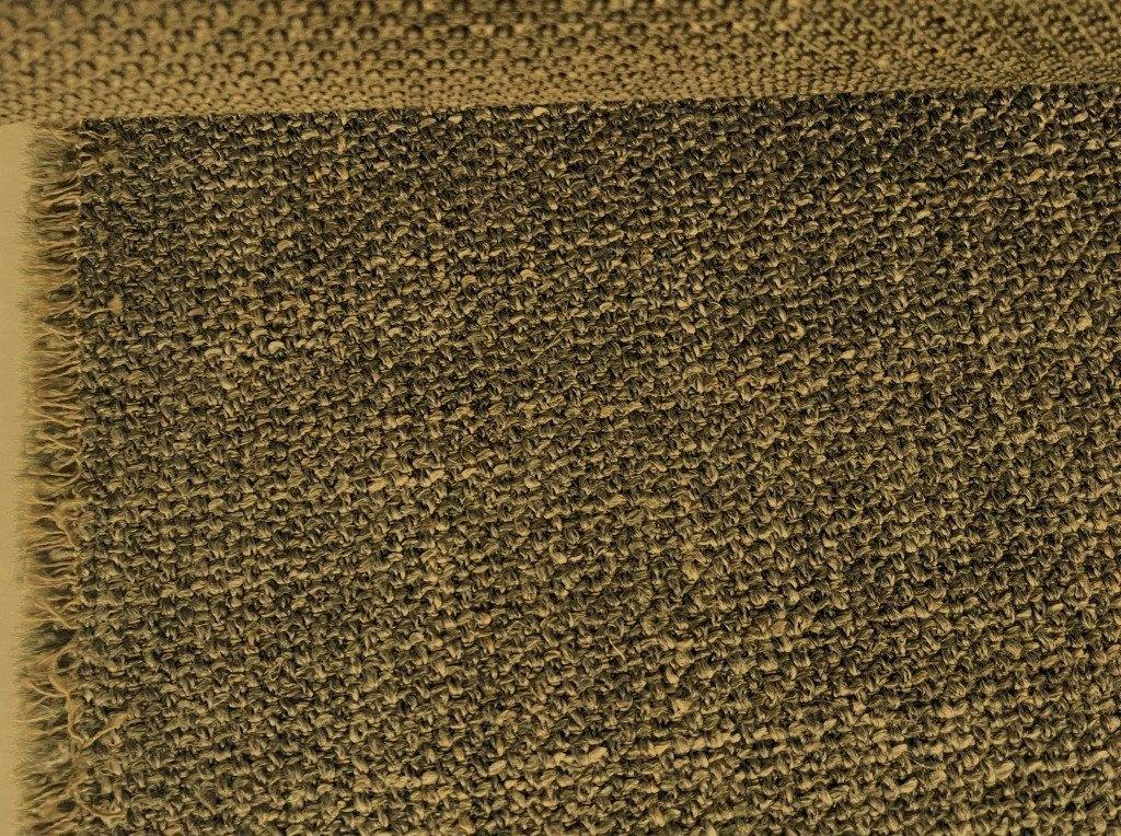 Montis Elliot 27 groen+beige max 16 mtr meubelstof; NU 39€/M, Overige materialen, 120 cm of meer, Ophalen of Verzenden, Groen