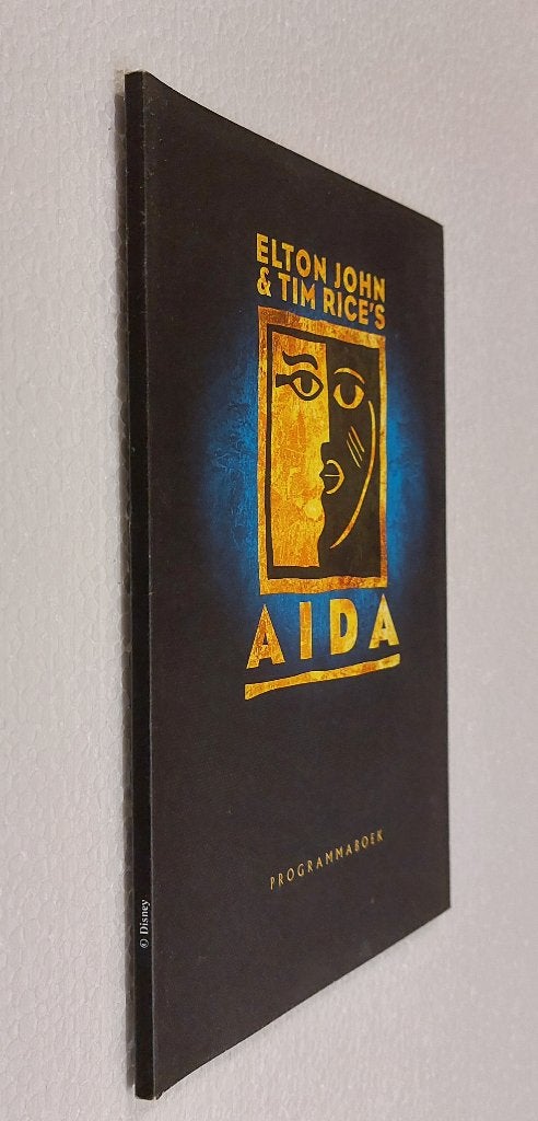 Aida The Musical PROGRAMMA BOEK 2001 Elton John Tim Rice, Verzenden, Aida, NvT, Boek, Tijdschrift of Artikel