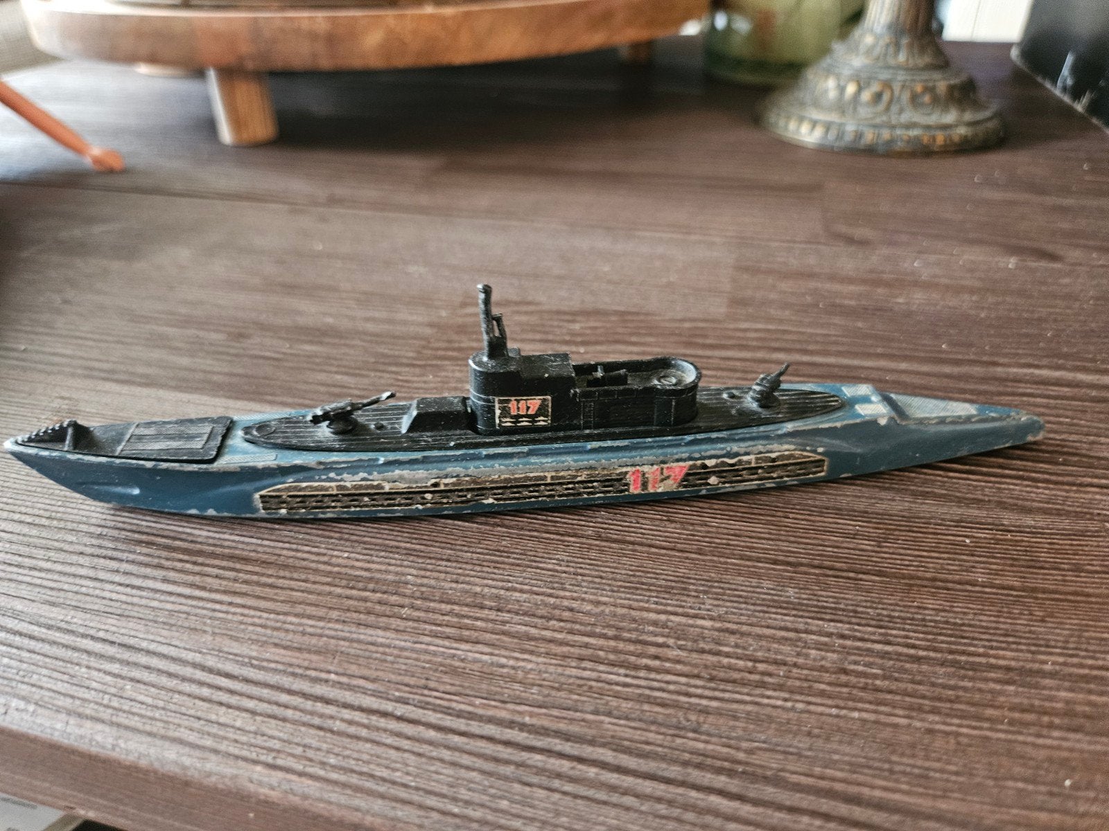 Vintage Matchbox Lesney Submarine 117, Ophalen of Verzenden