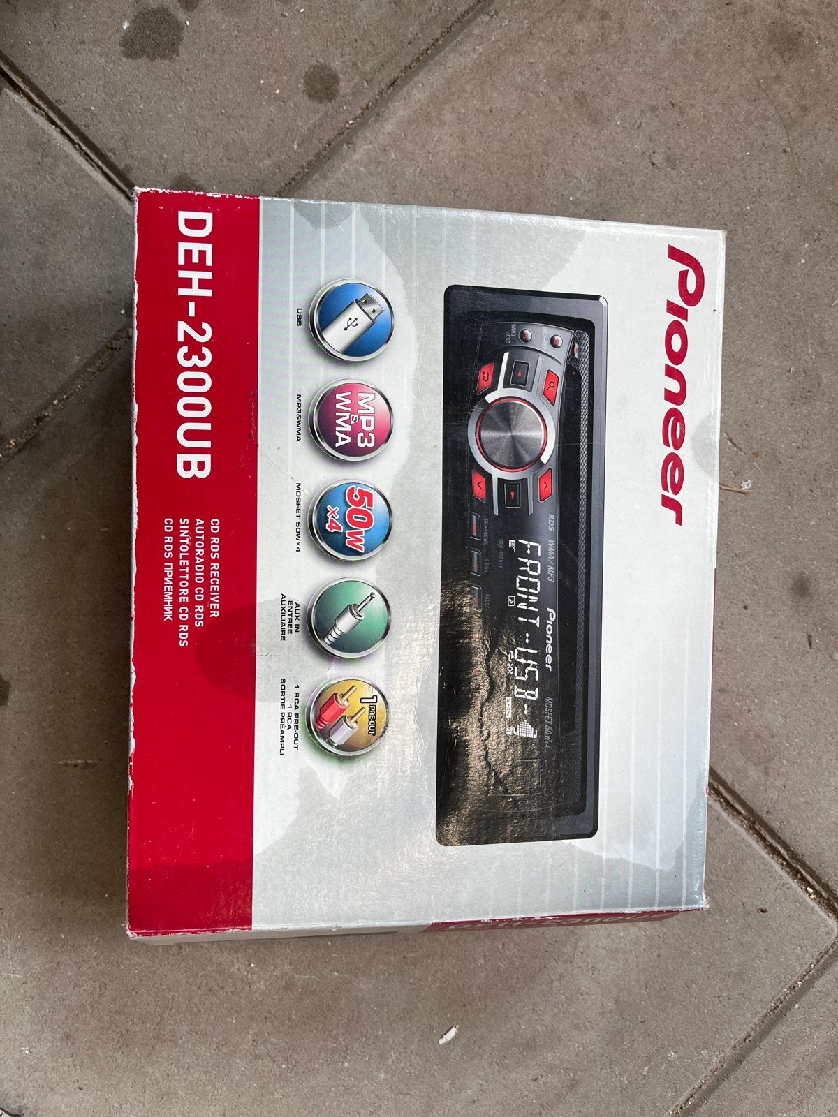 Pioneer DEH-2300UB Autoradio CD/MP3/USB, Ophalen, Nieuw