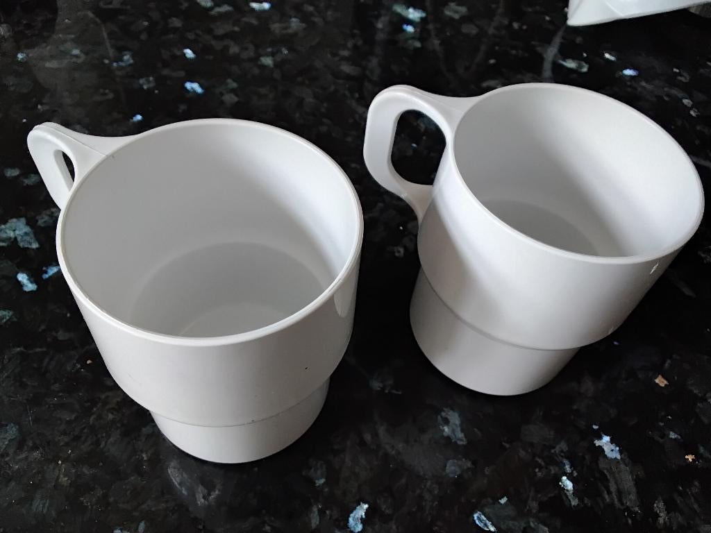 Mepal coppia mok  ook Mepal borden koffiekopjes vintage, Ophalen of Verzenden, Zo goed als nieuw