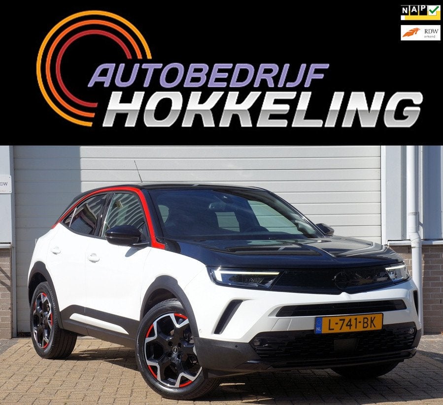 Opel Mokka 1.2 Turbo GS Line Automaat; 360 Camera+Digi dash=, Auto's, Gebruikt, 1199 cc, Wit, Origineel Nederlands