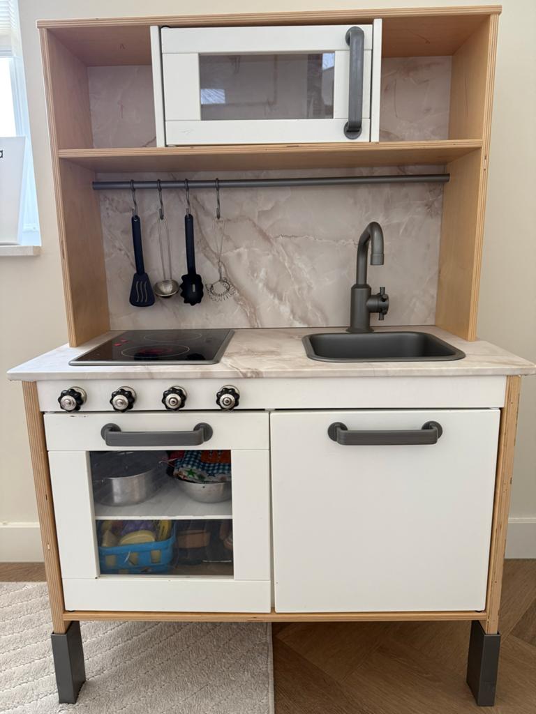 IKEA DUKTIG Speelkeuken met accessoires, Ophalen of Verzenden, Gebruikt, Jongen of Meisje