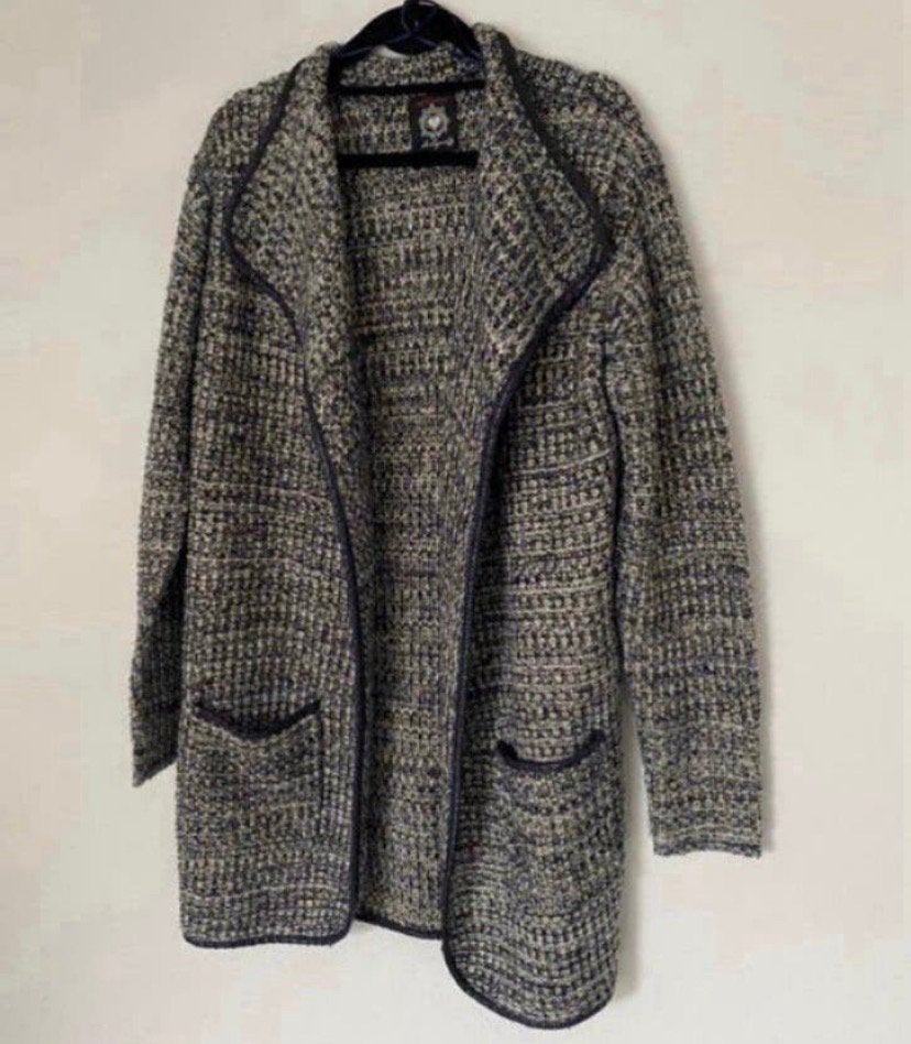 Lange dames vest / jas. Maat L, Verzenden, Zo goed als nieuw, Maat 42/44 (L), Grijs