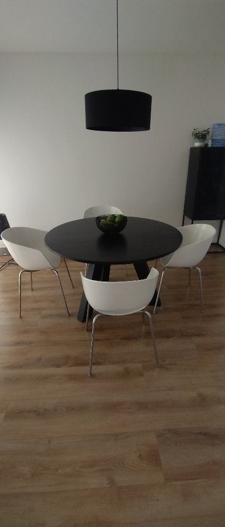 Hanglamp zwart, Huis en Inrichting, Lampen | Hanglampen, Ophalen of Verzenden, Zo goed als nieuw, E27 (groot)